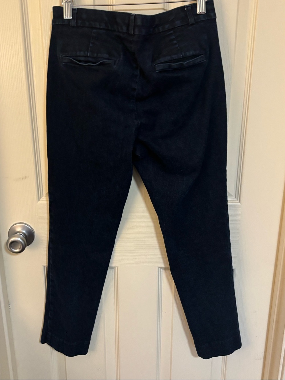 Banana Republic Sloan Crop Pants Navy Stretch Tailored Size 6 - Picture 4 of 6